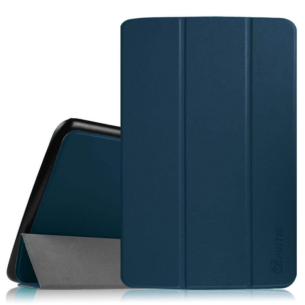 Fintie LG G Pad 10.1 Slim Shell Case Ultra Lightweight Stand Cover with Auto Sleep/Wake Feature for LG G Pad V700 / VK700 LTE Verizon 10.1-Inch Android Tablet - Navy