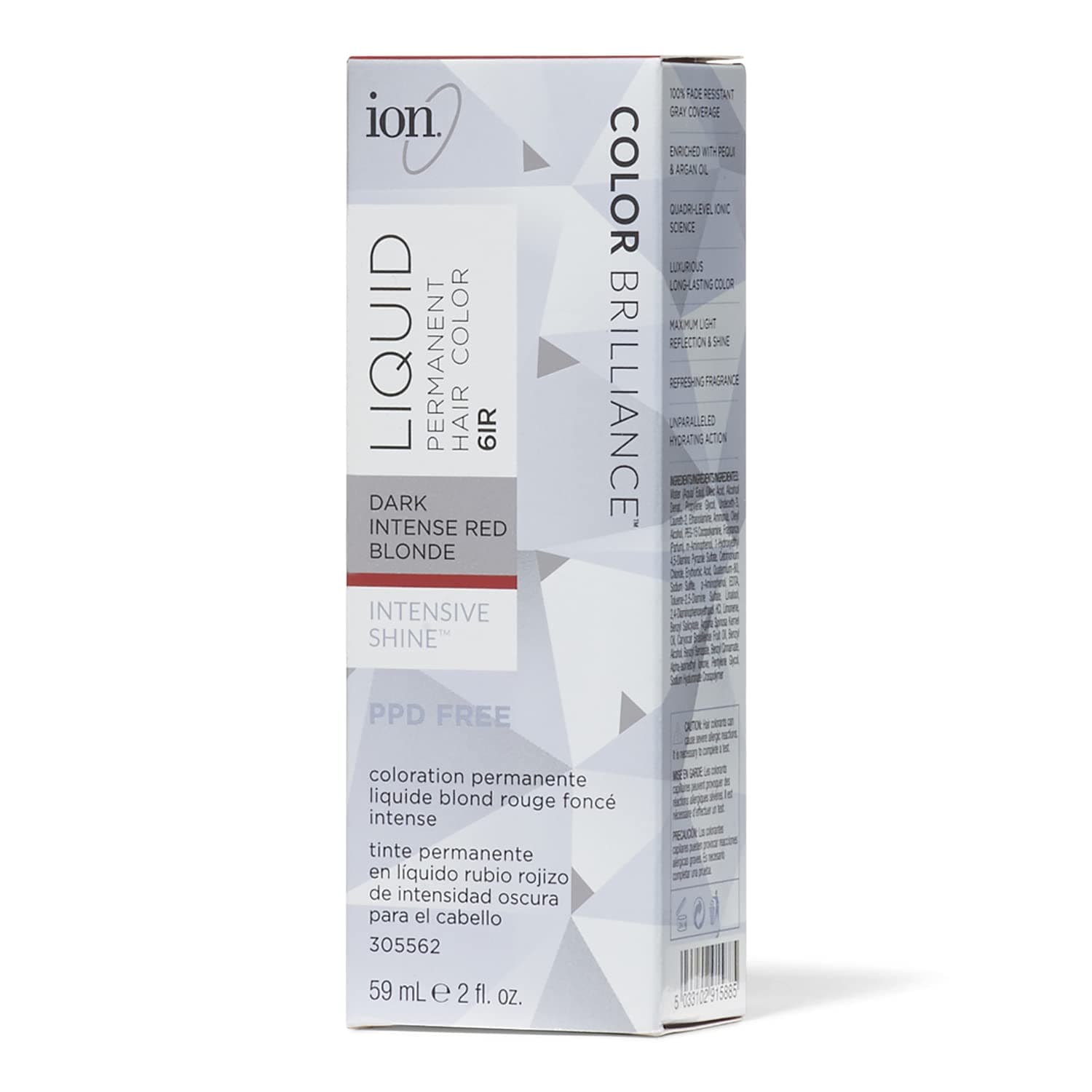 6IR Dark Intense Red Blonde Permanent Liquid Hair Color