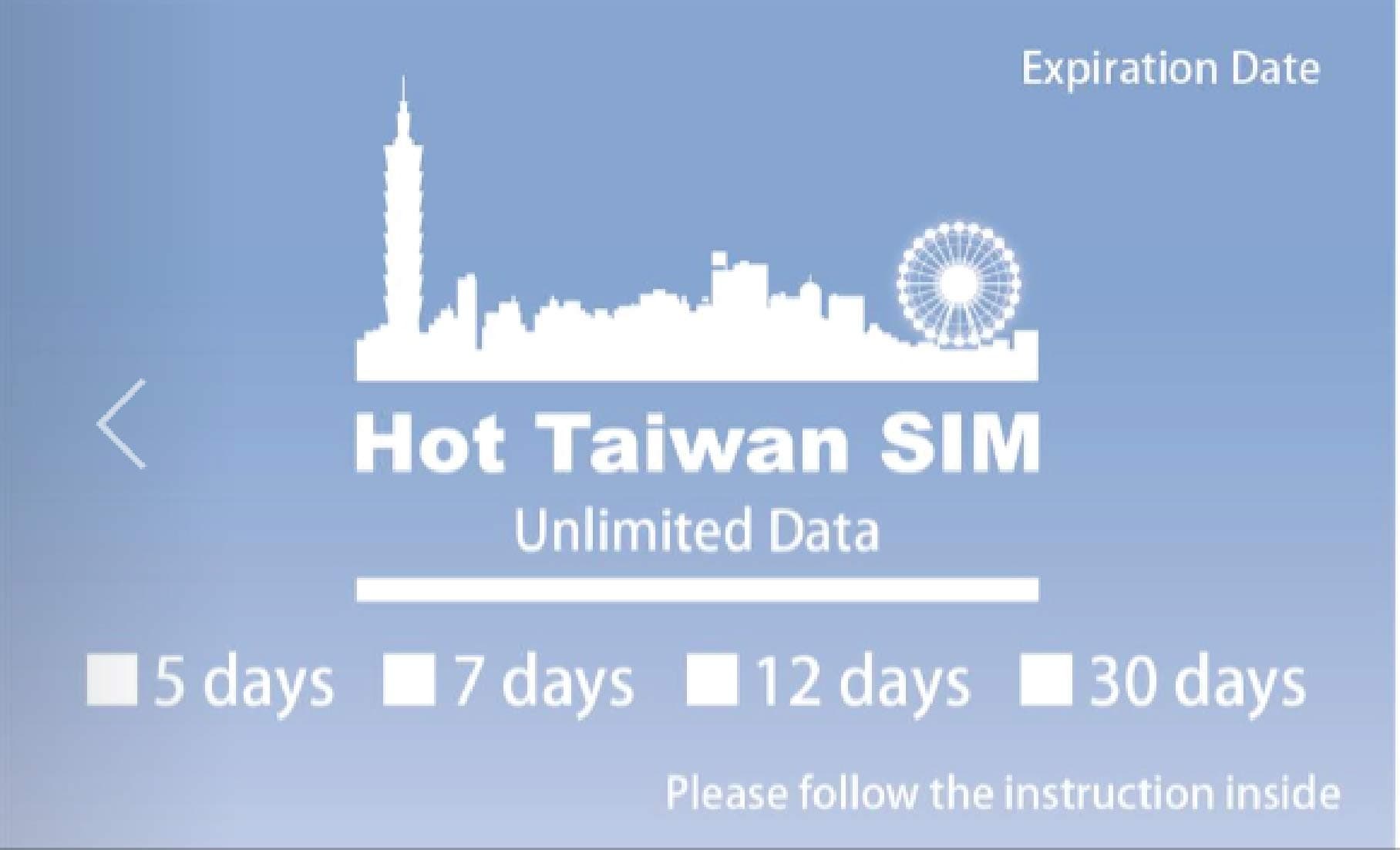 Aerobile Taiwan Prepaid SIM Card 4G High Speed Unlimited Data 7 Days - Republic of China Hot Taiwan Data SIM Powered by T-Star Telecom