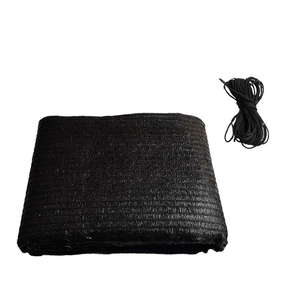 6.5'x13'Shade Cloth Shade Fabric 60%-70% Sunblock Shade Cloth with Grommets for Pergola Cover Canopy Plant Cover Greenhouse, Black