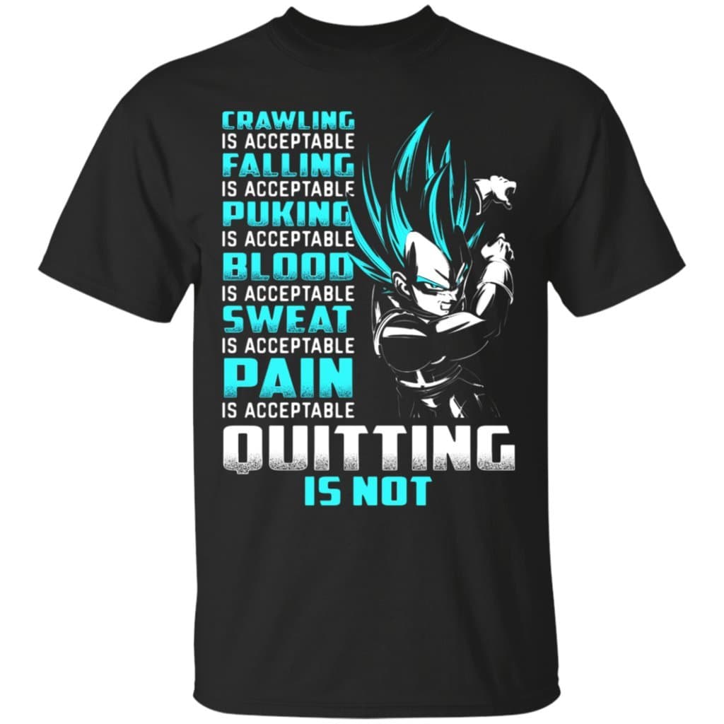 Vegeta God Shirt-Super Saiyan God-Vegeta Quote-Dragon Ball T-Shirt-Unisex