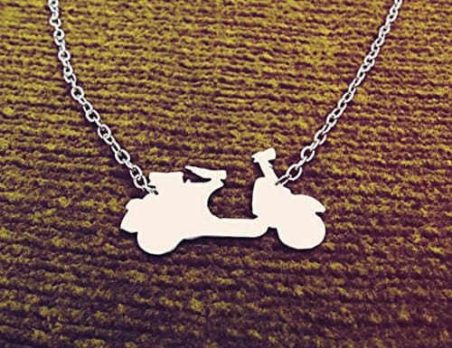 Vespa Scooter Necklace