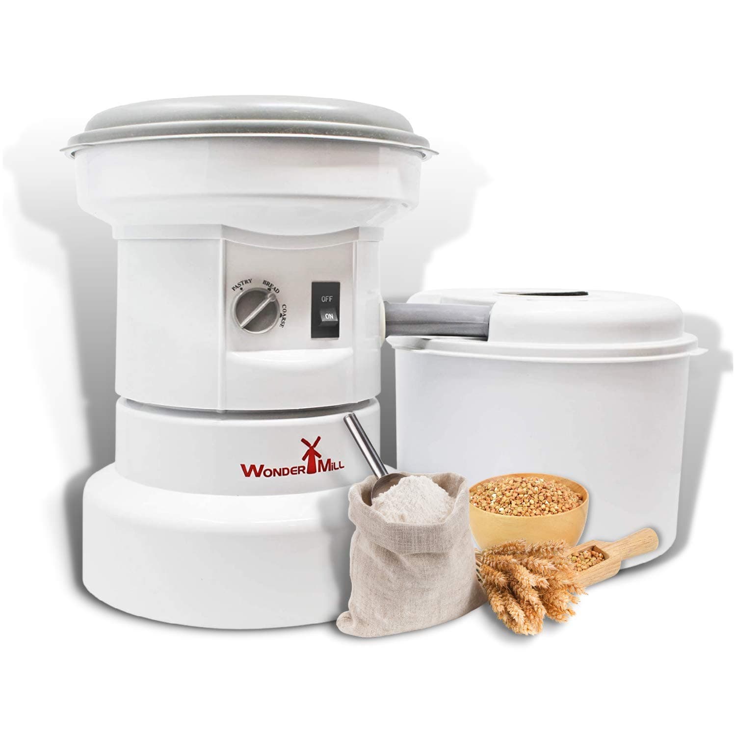 Powerful Electric Grain Mill Wheat Grinder for Home and Professional Use - Hi...