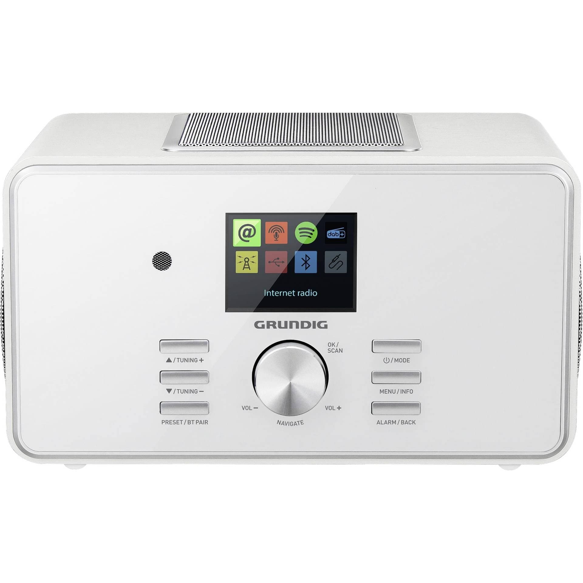 Grundig GIR1080 DTR 6000 X All-In-One Radio, White, White