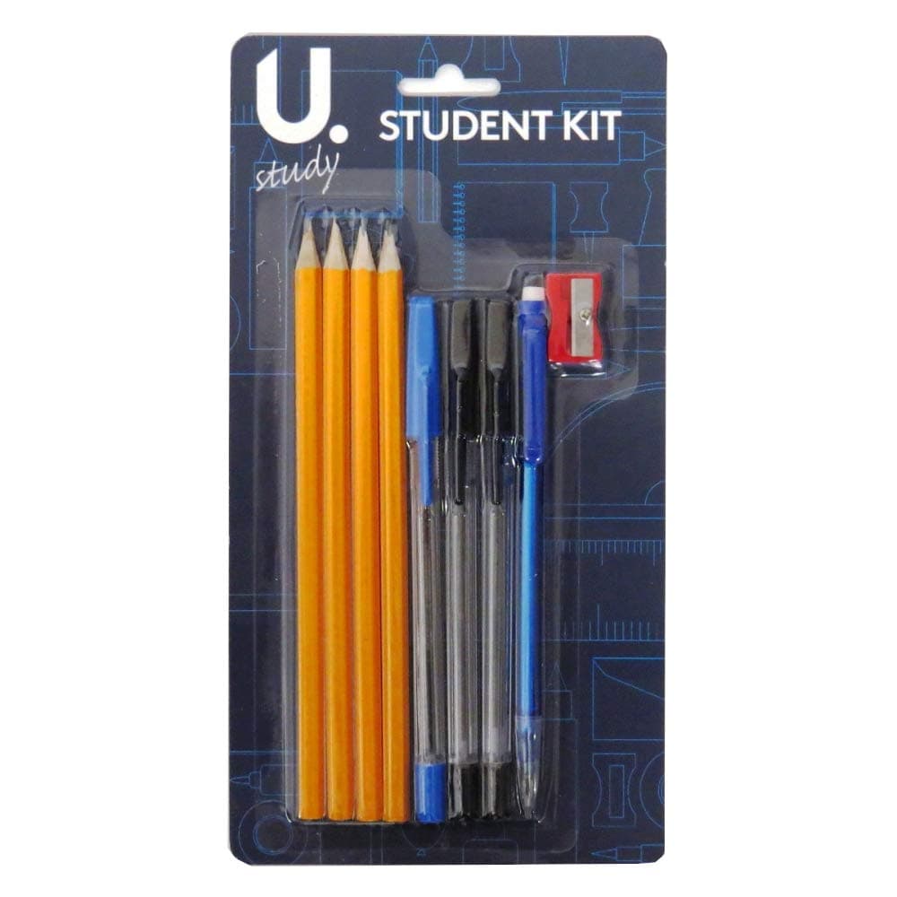 Back to School Student Stationery Set Kit Kids Pencil Pen Sharpener