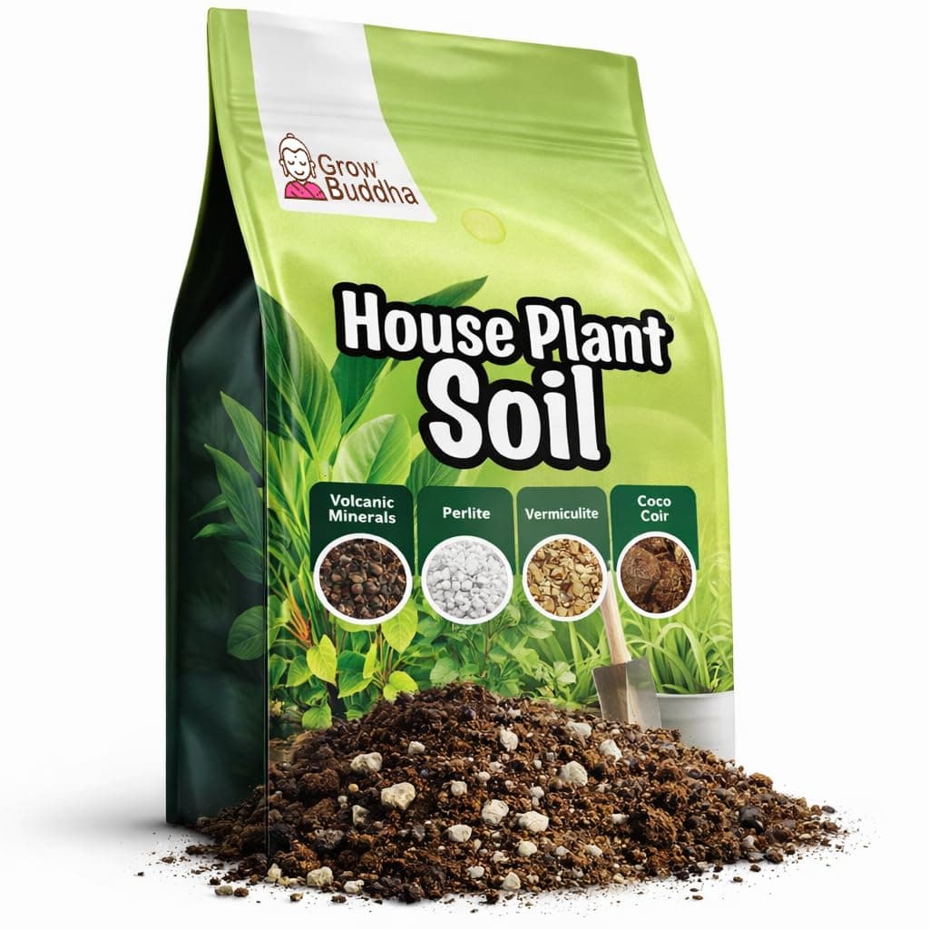 Houseplant Potting Compost (2L) – Premium Indoor Plant Soil Mix with Perlite, Coco Coir & Activated Charcoal – Ideal for Monstera, Fiddle Leaf Fig & Tropical Houseplants