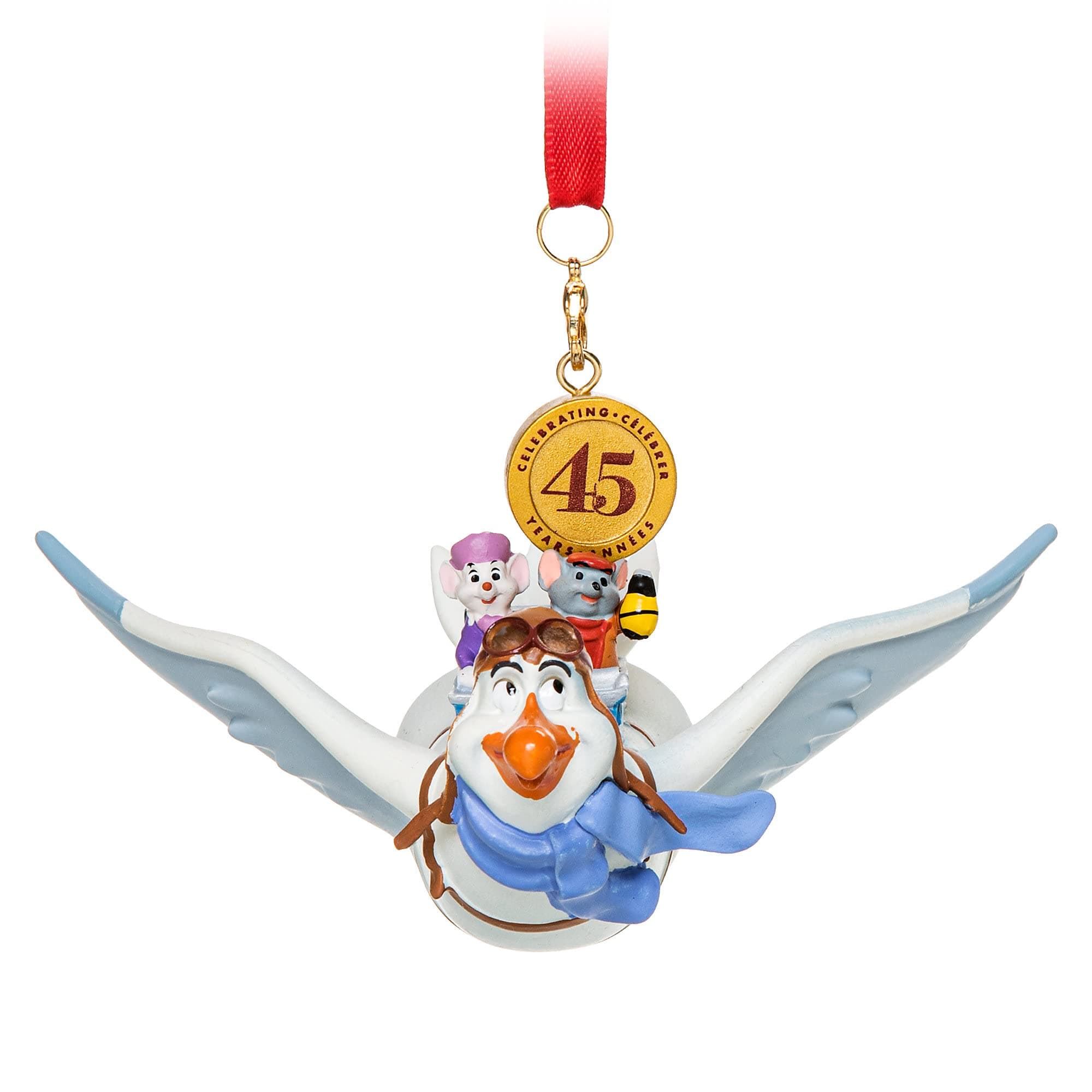 Disney The Rescuers Legacy Sketchbook Ornament – 45th Anniversary – Limited Release