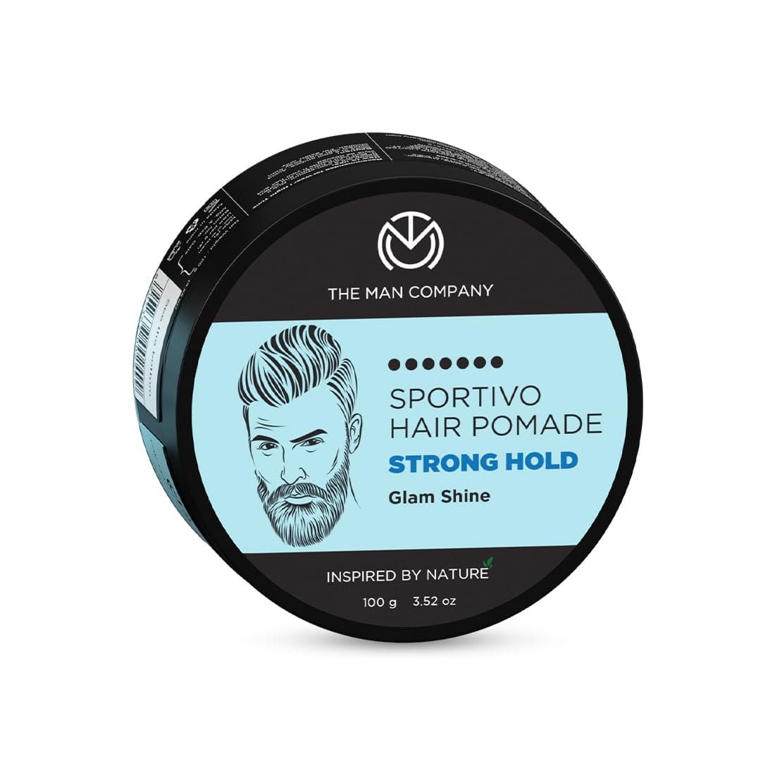 Sportivo Stronghold Hair Styling Pomade Wax for Men | Stylish Glossy Finish Hair Volumizer | Non Sticky - 100gm