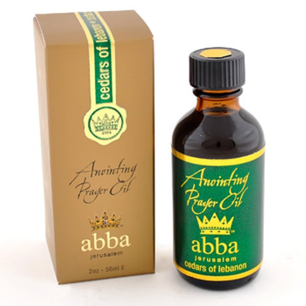 ABBA Anointing Oil-Cedars Of Lebanon In Gold Box-2oz