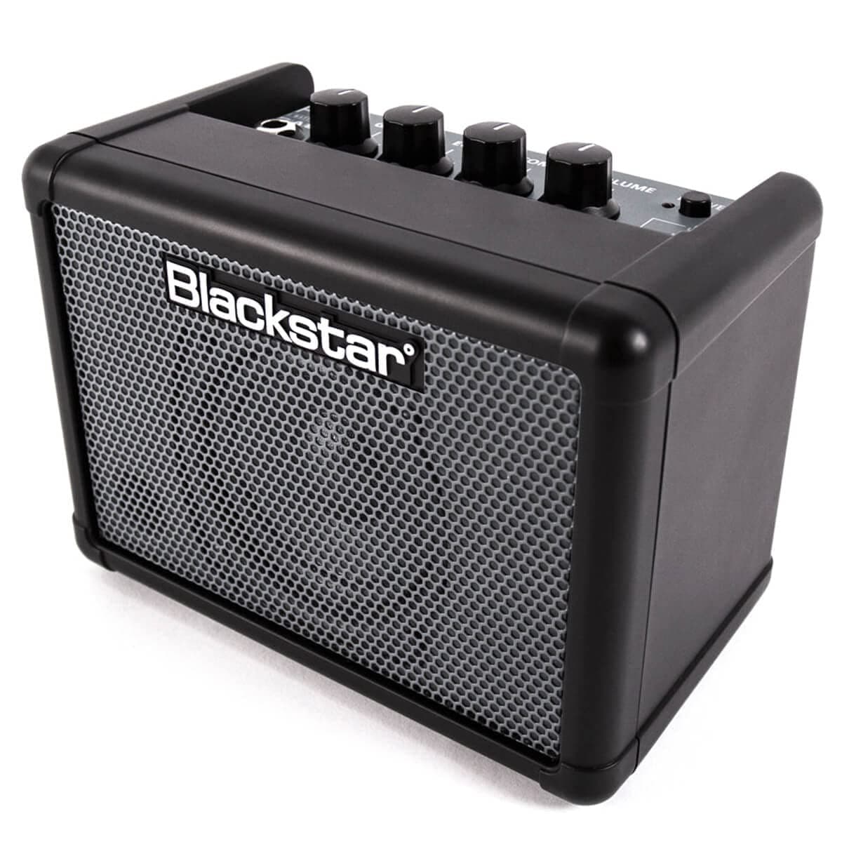 Fly 3-3-watt 1x3 inch Compact Mini Bass Amp w/ 2 Channels and Emulated Line Out - Black