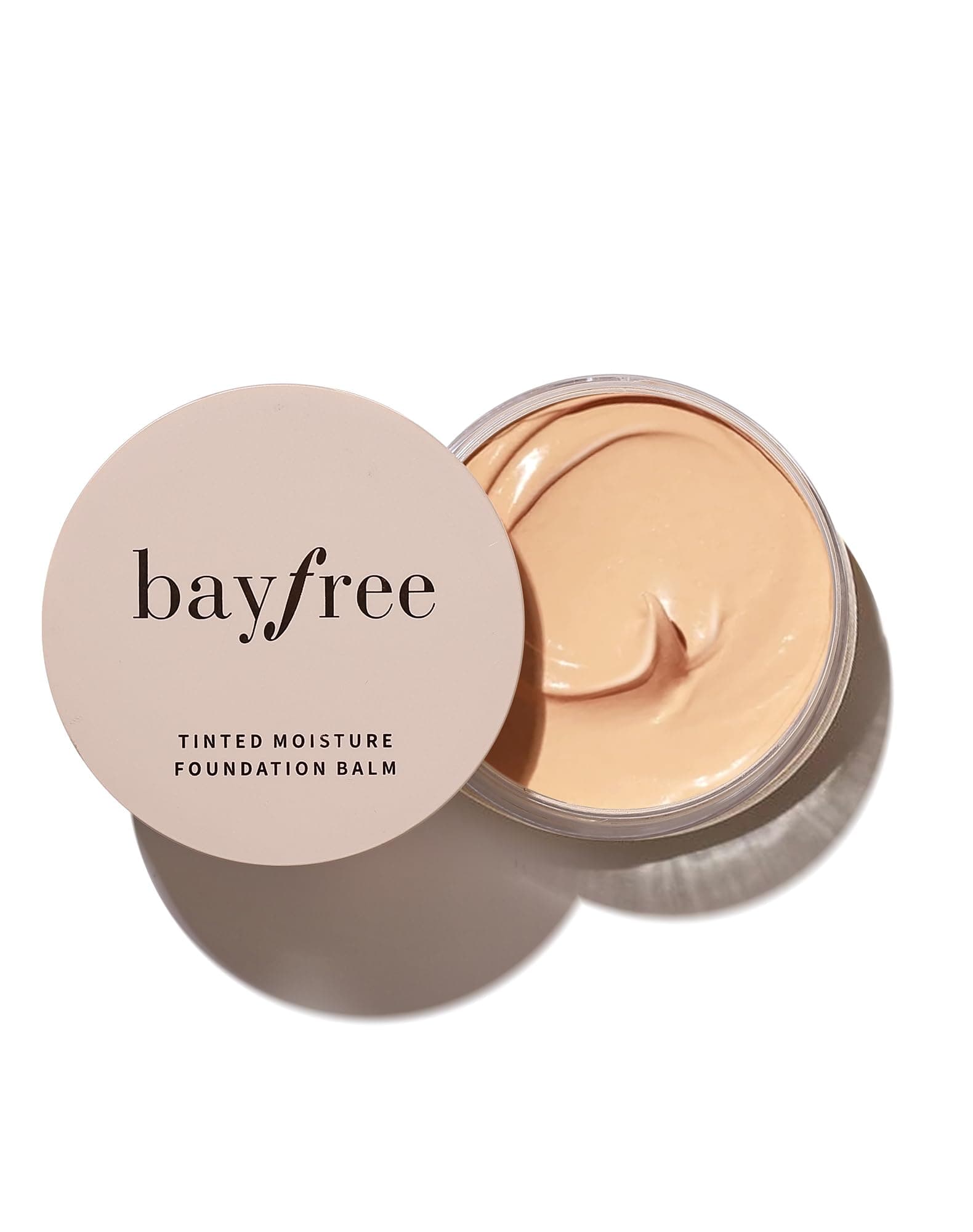 bayfree Tinted Moisture Foundation Balm, All-Day Wear Full Coverage Foundation, Hydrating & Weightless, Sweatproof & Humidity-Resistant, Buildable Natural Finish, Vegan Korean Makeup