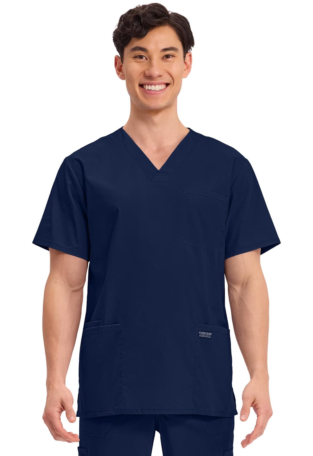 Cherokee Workwear Professionals Men's V-Neck Scrub Top