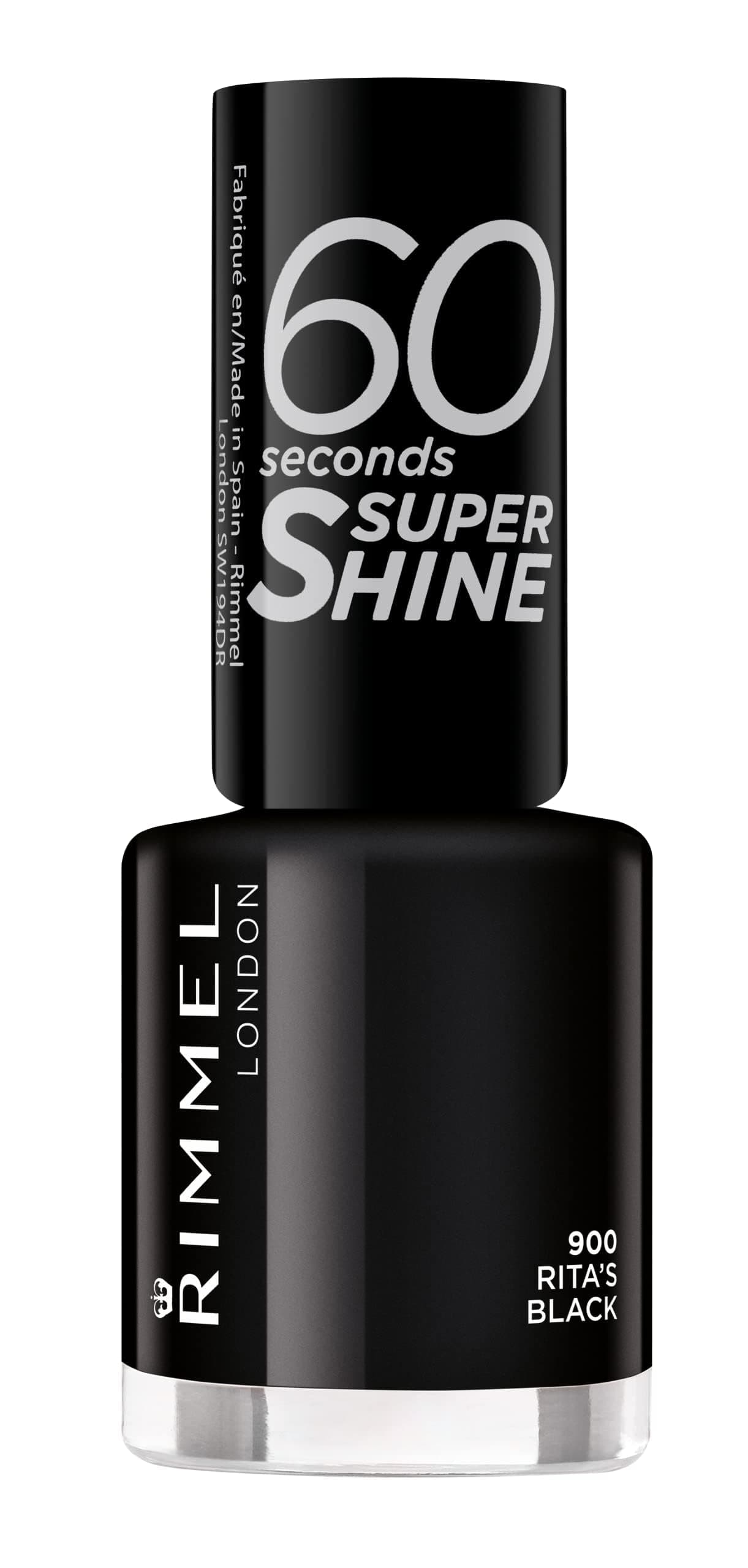 Rita Ora 60 Seconds Nail Polish, Shades of Black Rita's Black
