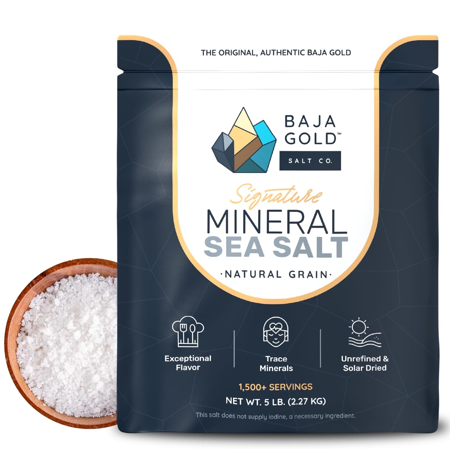 Mineral Sea Salt Natural 1 LB
