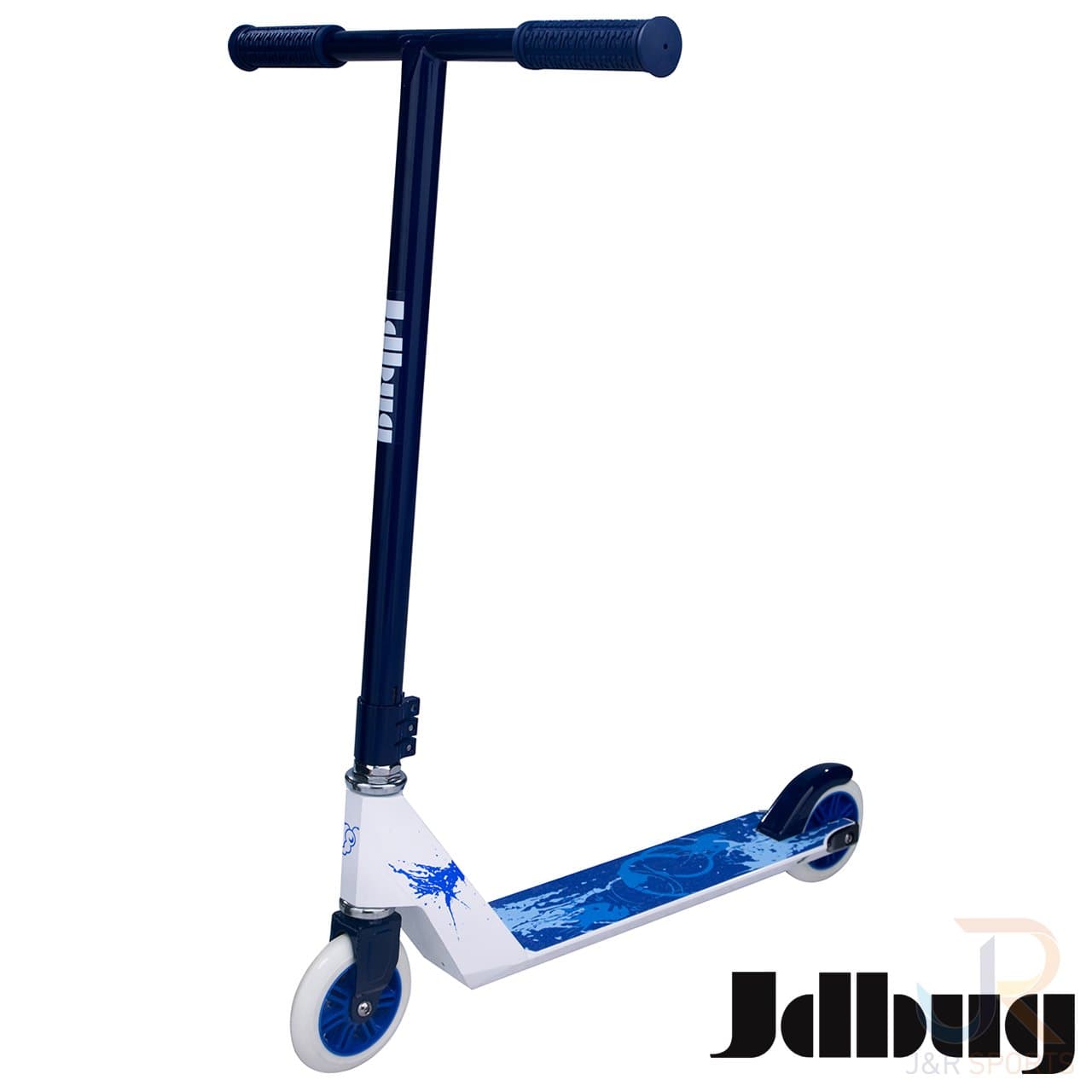 JD Bug Xtreme Stunt Scooter - White/Blue