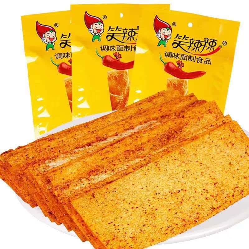 Hunan Latiao 30g/Bags, Sweet Spicy Flavor Chinese Spicy Snack, Spicy Strip Small Gluten, Snacks, Instant Snacks, Spicy Snacks (2 bag)