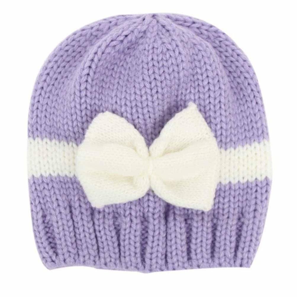 Baby Hat,Eenkula Newborn Baby Girl Boy Infant Toddler Knitting Wool Crochet Hat Soft Hat Cap