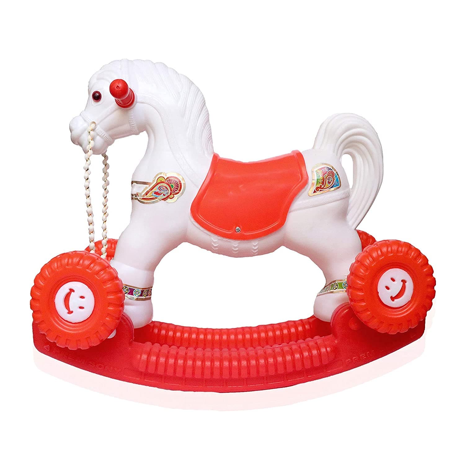 2 In 1 Baby Horse Rider And Rocker For Kids Age 1-5 Years (assorted)