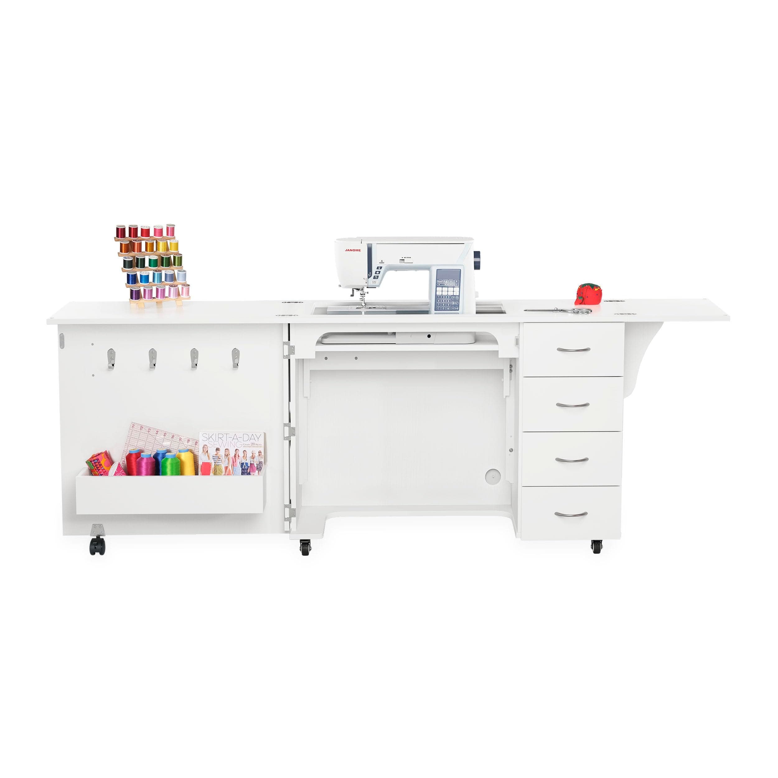 Harriet Sewing Cabinet Ash White