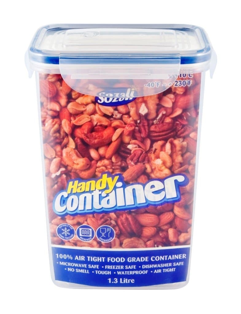 Sozali 1.3 litre handy containers - plastic storage