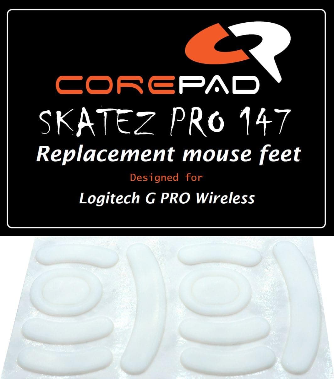 Corepad Skatez PRO 147 Logitech G Pro Wireless Replacement Mouse Feet
