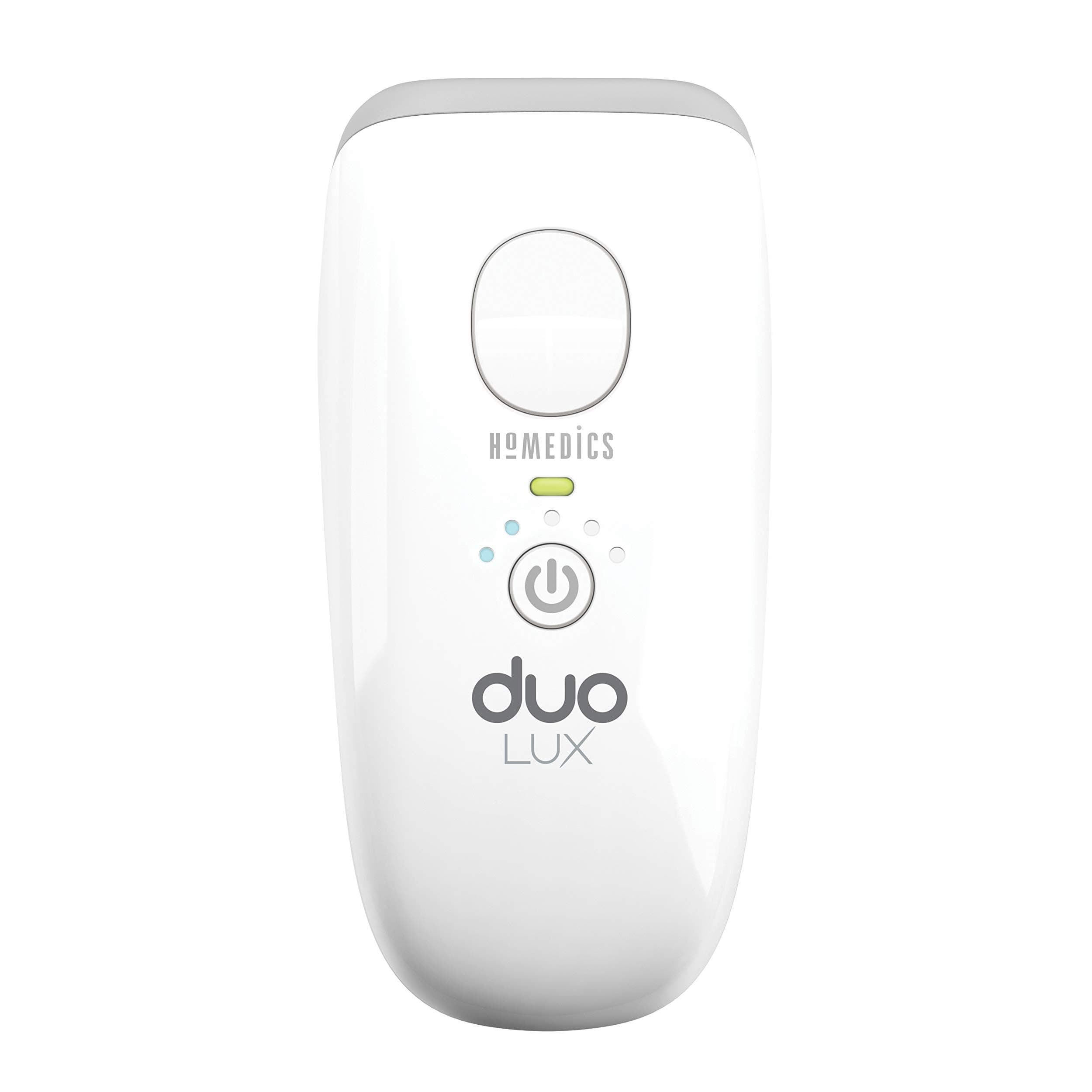 HoMedics Beauty Duo Lux, IPL Hair Remover, Fast and Pain-Free Hair Removal Treatments for Face, Legs, Underarm, Bikini Line Hair Reduction in Under 30 Minutes