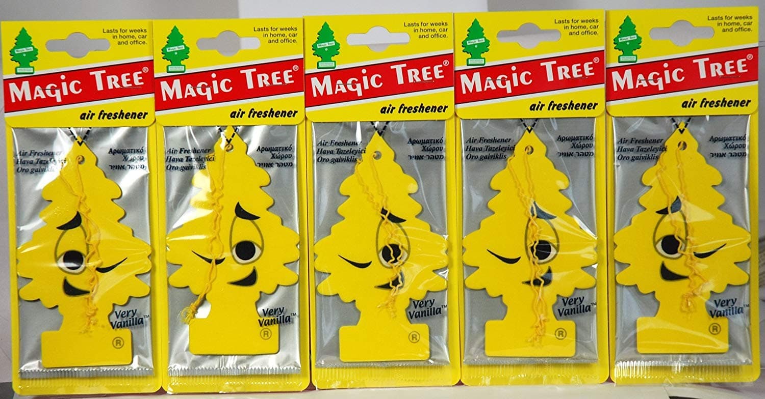 "VERY VANILLA" PACK OF 5 AIR FRESHENER