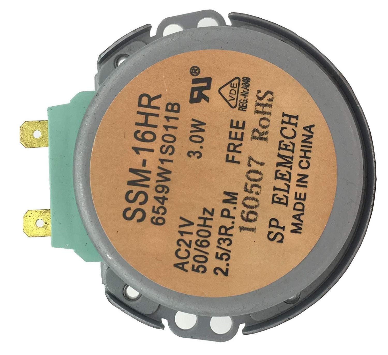 Microwave Turntable Motor 21V AC Synchronous Motor Compatible for LG GE and Others