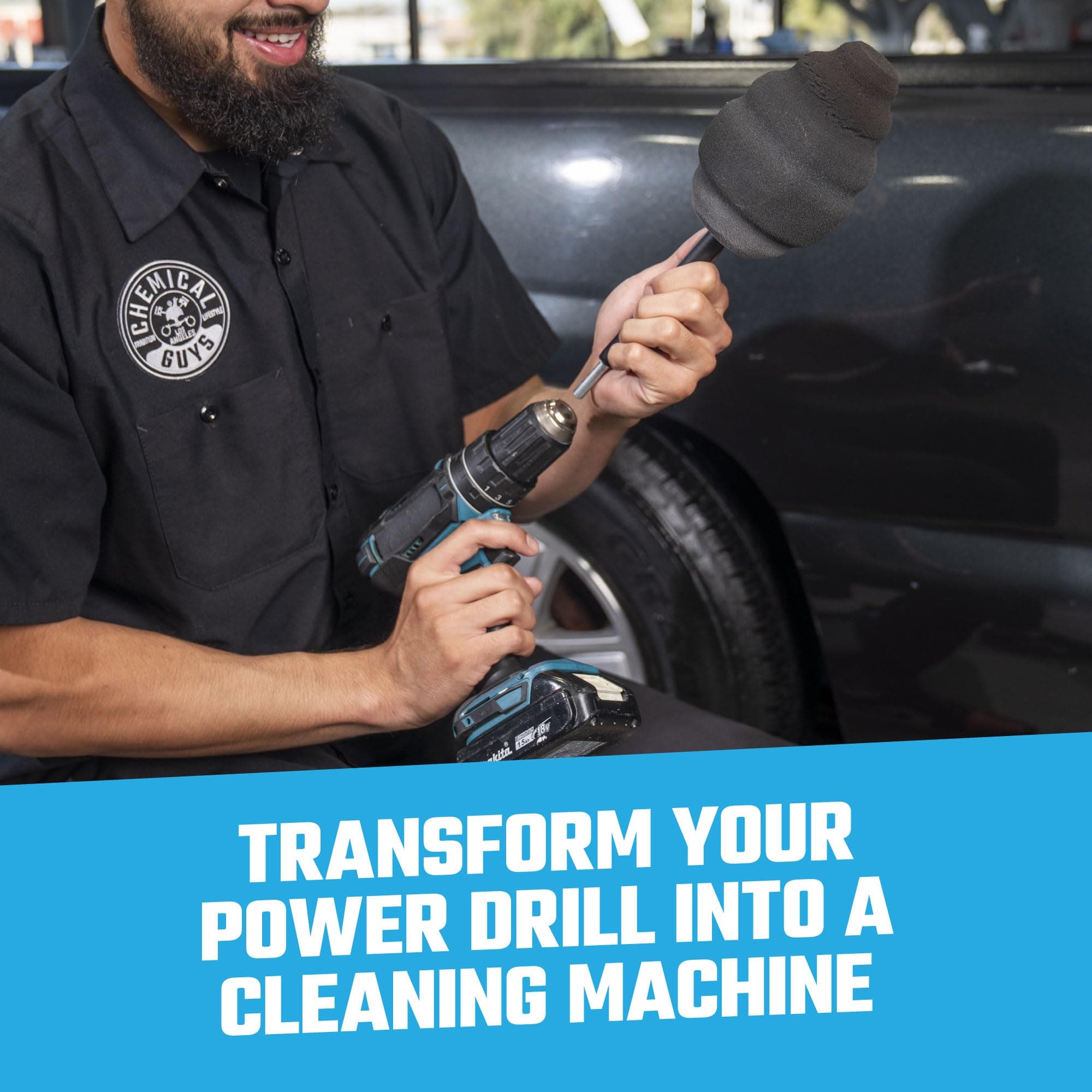 Chemical Guys ACC400 Ball Buster Wheel and Rim Polisher System (Drill Attachment)