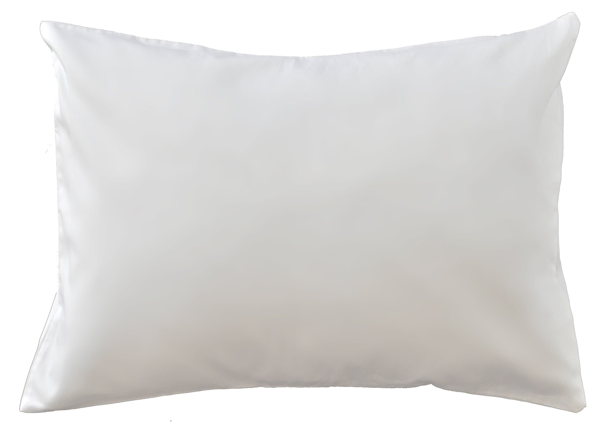 Cotton Toddler Pillowcase (Solids and Polka Dots) (White)