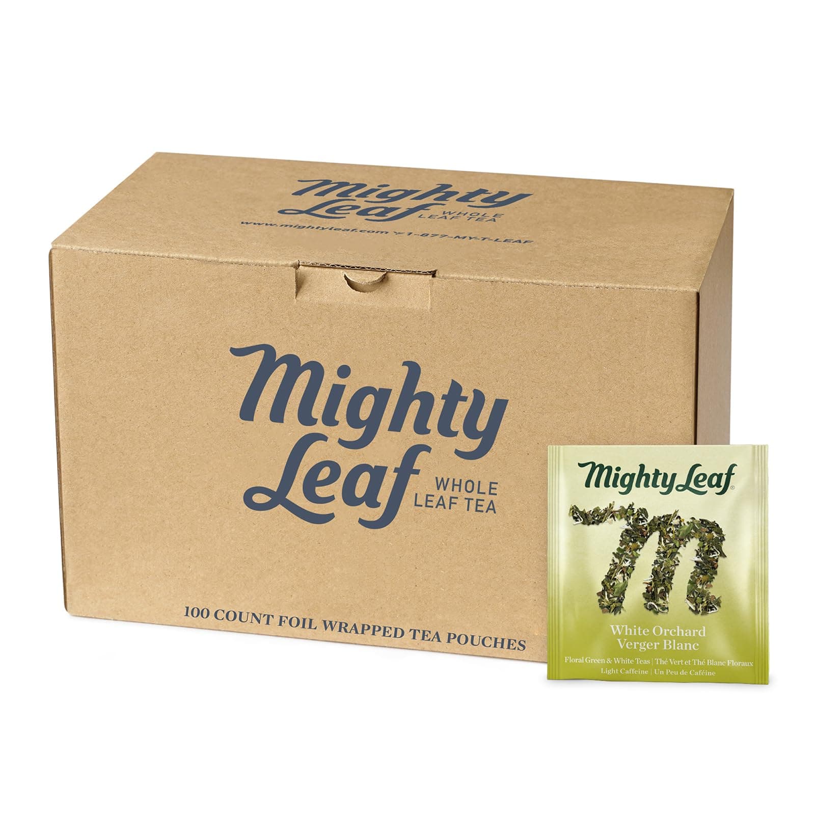 Mighty Leaf White Orchard Tea 100 Ct
