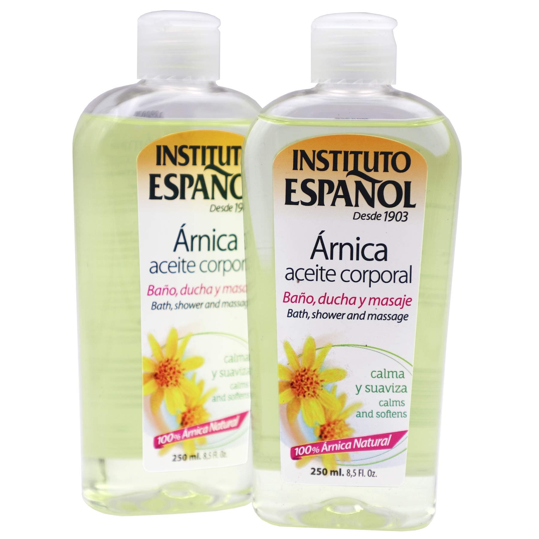 Instituto Español Arnica Oil, Body Oil, Fresh Fragrance, 8.5 Fl Oz, Bottle.