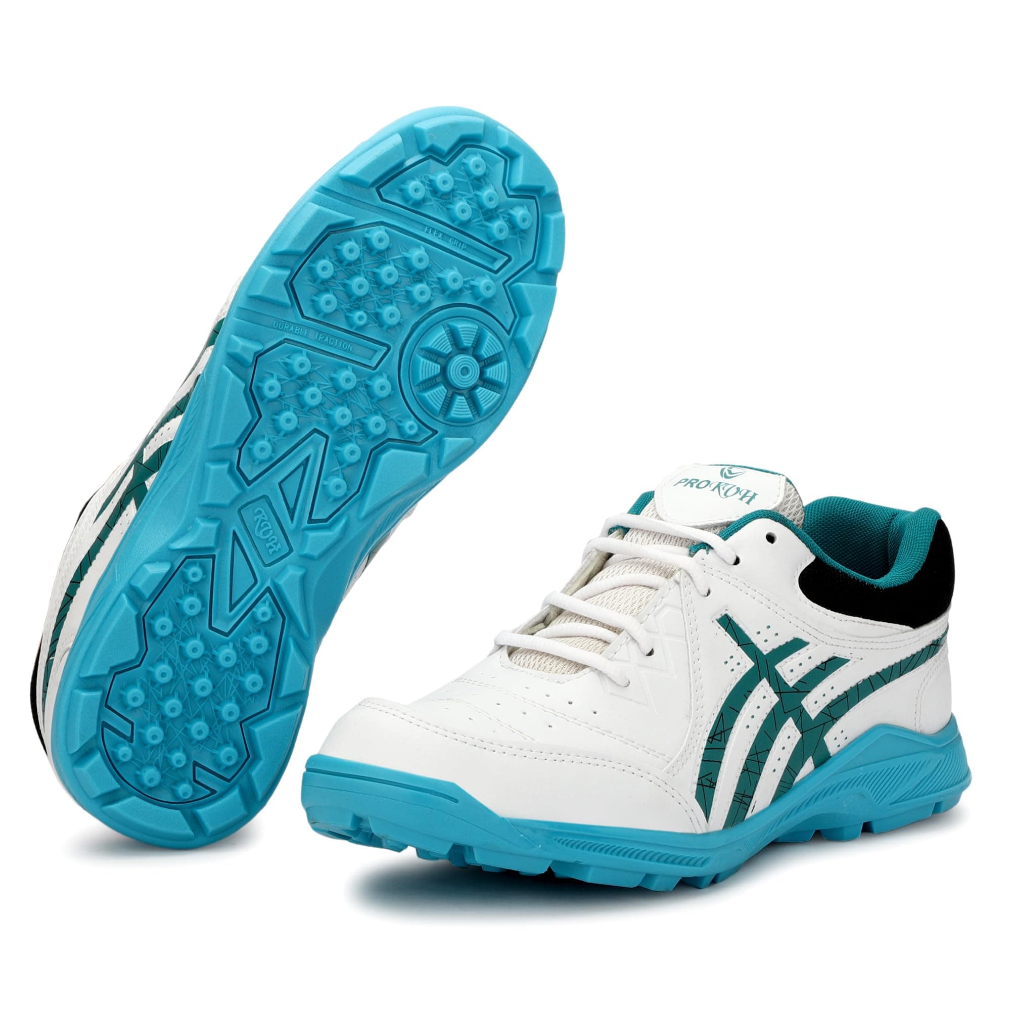 PRO KVH SpikeMaster Cricket Shoe The Ultimate Cricket Shoe for The Modern Player You're Batting, Bowling, or Fielding, These Spikes Will give You The Confidence to excel in Every Aspect of The Game