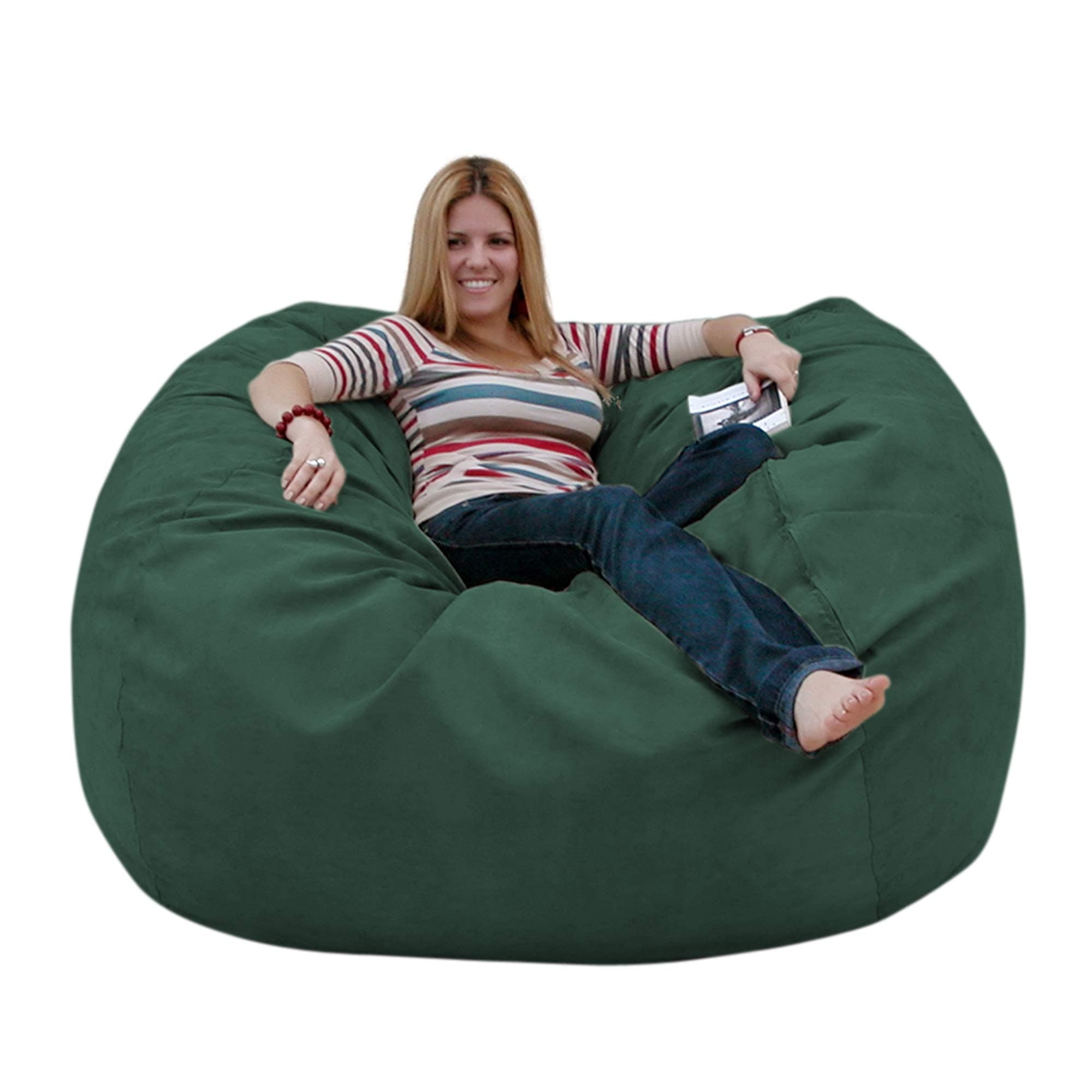 Cozy Sack 5-Feet Bean Bag Chair, Hunter