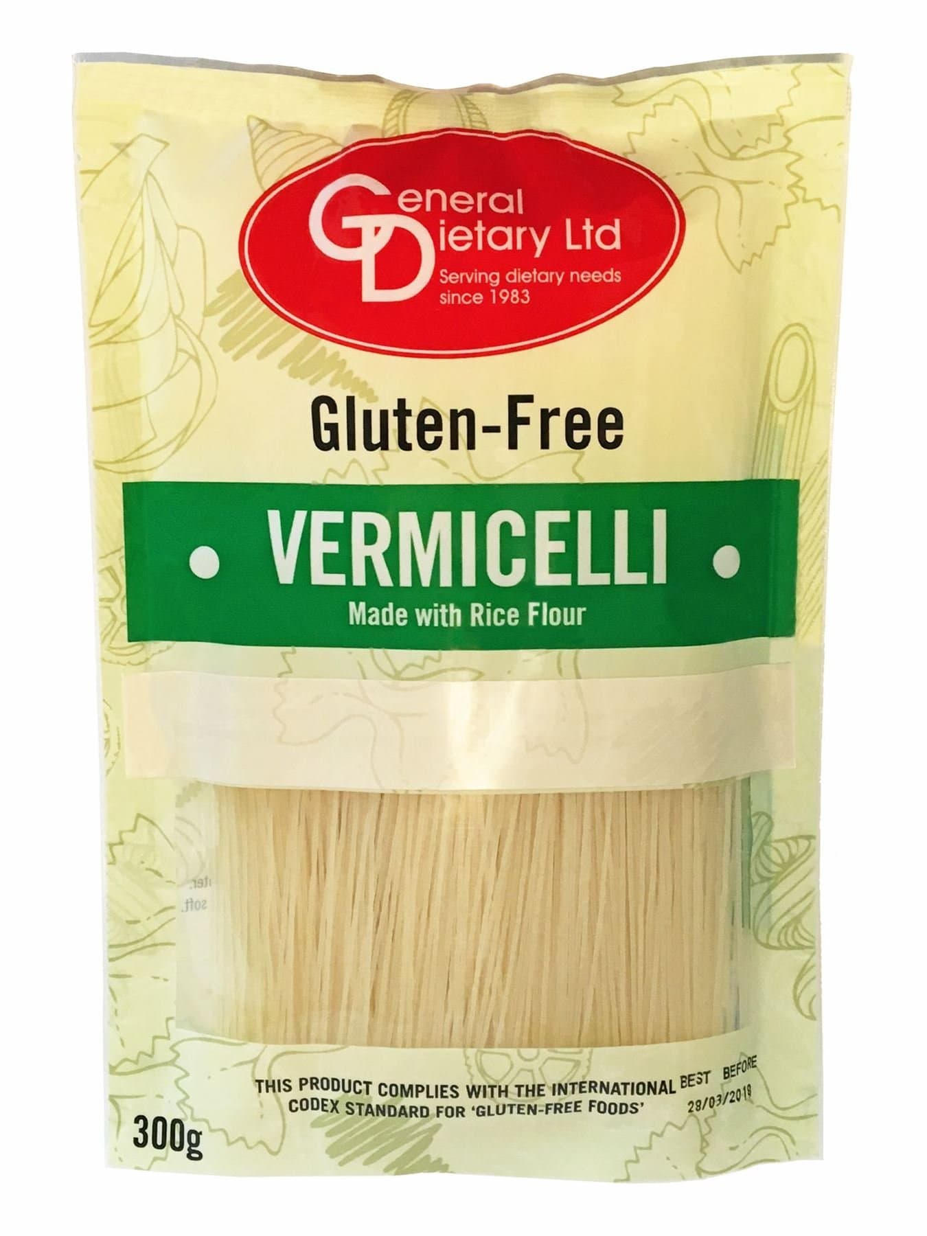 General Dietary Gluten Free Vermicelli 300g