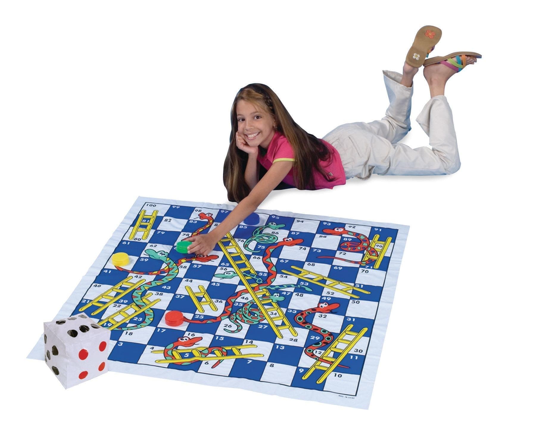 S&S Worldwide Jumbo Snakes & Ladders