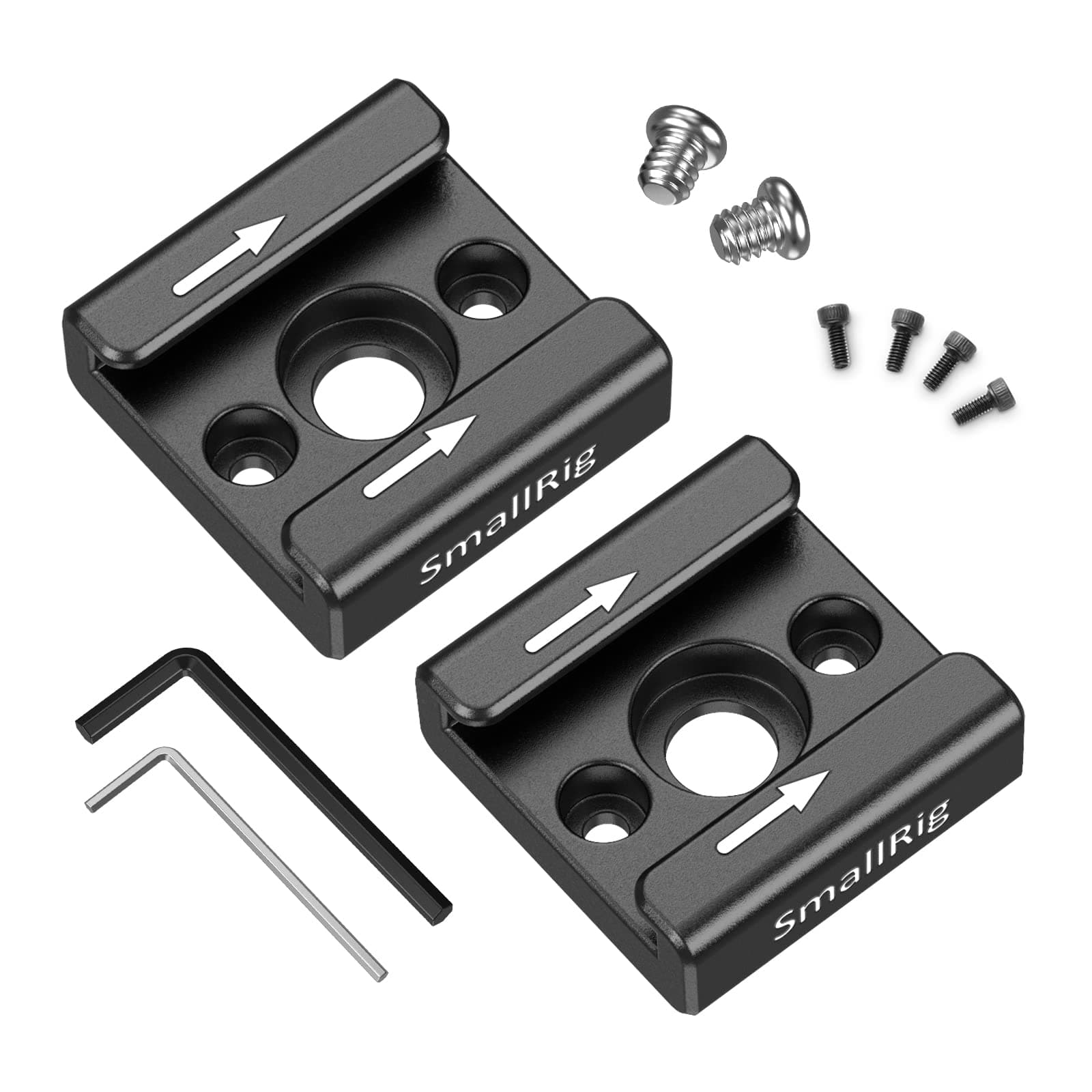 Cold Shoe Mount (2pcs Pack) with 1/4"-20 Thread for Camera Cage Flash LED Monitor Microphone - 2060