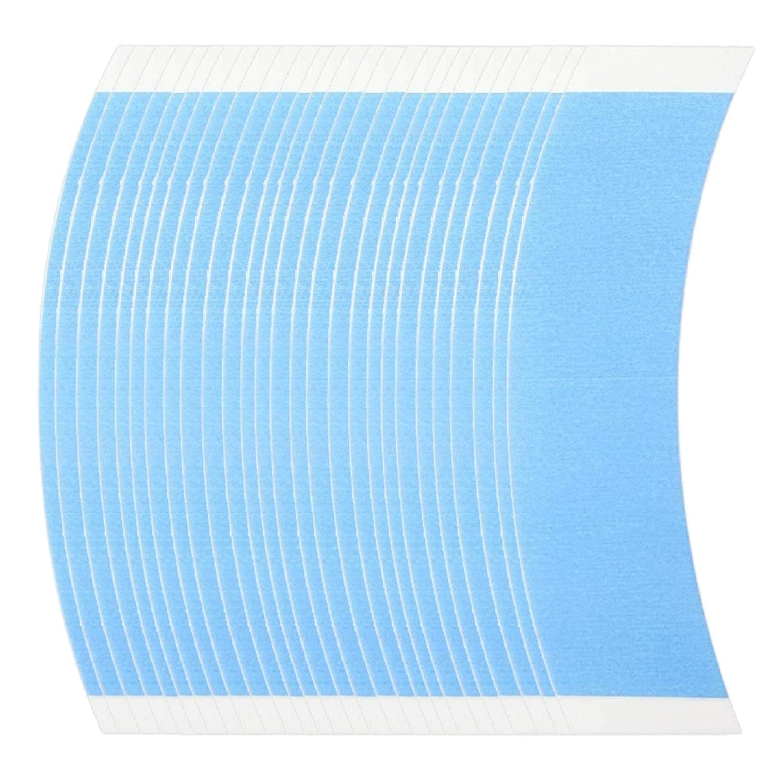 Lace Front Wig Tape,Blue Water-Proof Strong Adhesive Double Sided Lace Wigs Tape (36 Pieces)