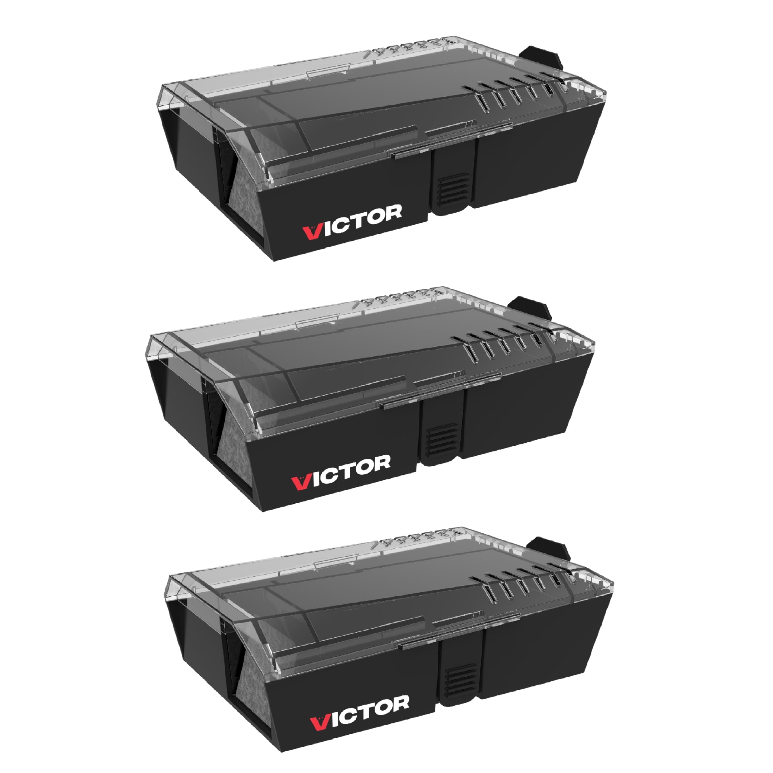 Multi-Catch Humane Mouse Trap - 3 Traps - M335SR-3 - Humanely Catches Mice, Up to 4 Per Setting - Safe & Easy to Use Mouse Trap - Catch and Release Mice