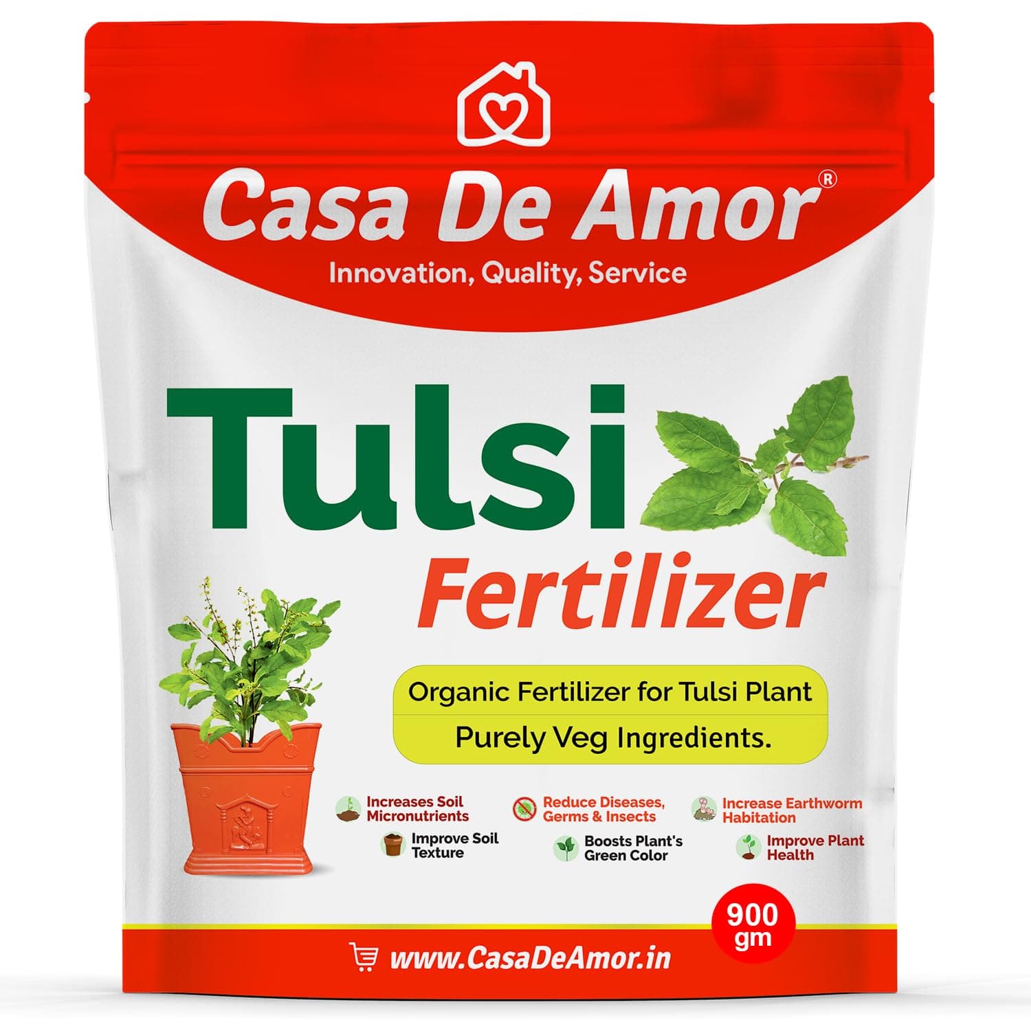 Casa De Amor Organic Tulsi Essential Fertilizer for Tulsi Plant