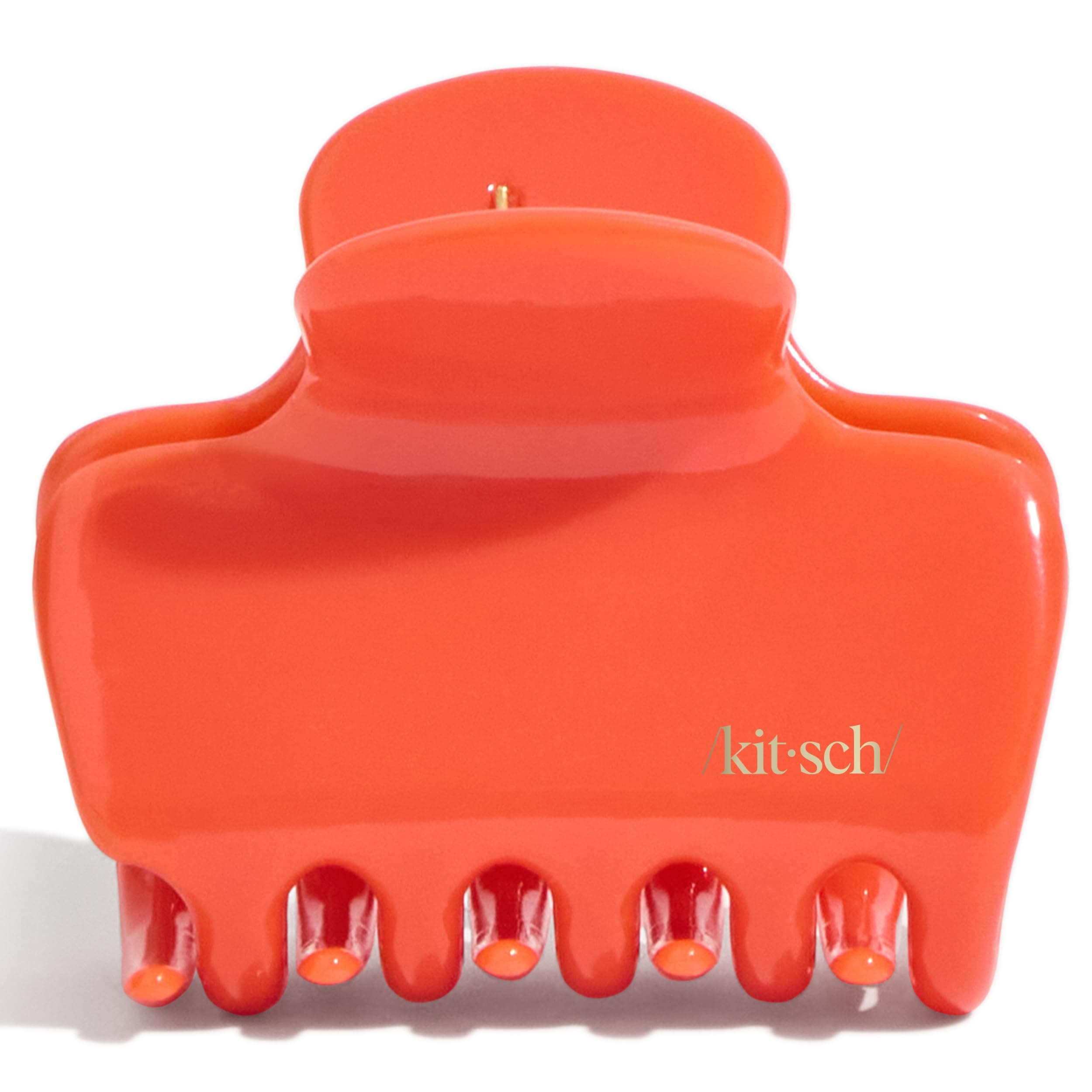 Kitsch Medium Hair Clips for Women – Strong Hold Claw Clips for Thick or Thin Hair – Recycled Plastic, Non-Slip, Durable - Cherry, 1pc