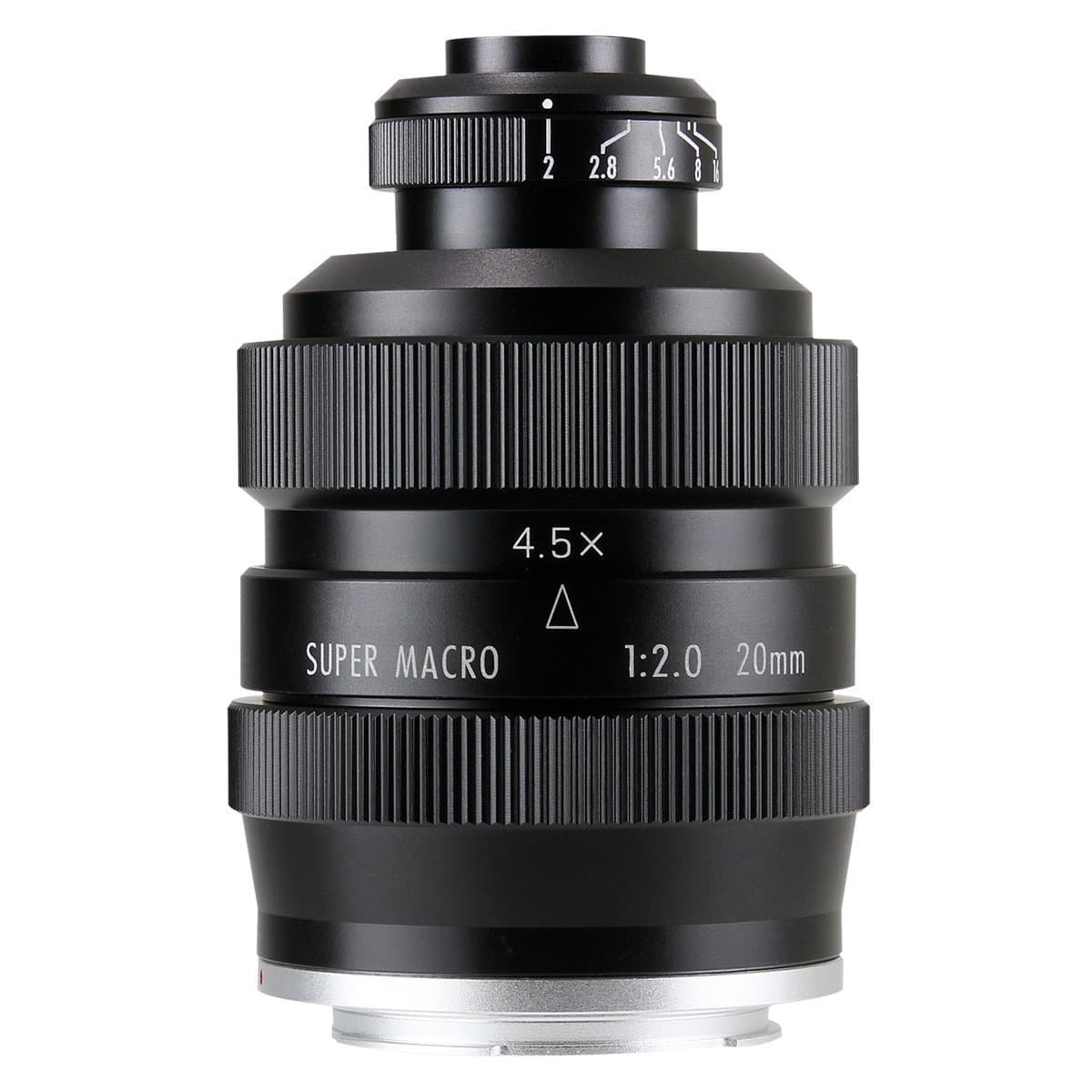 Mitakon 4.5X Super Macro Microscope Manual Lens 20mm f/2.0 for SONY E-mount Full Frame APS-C