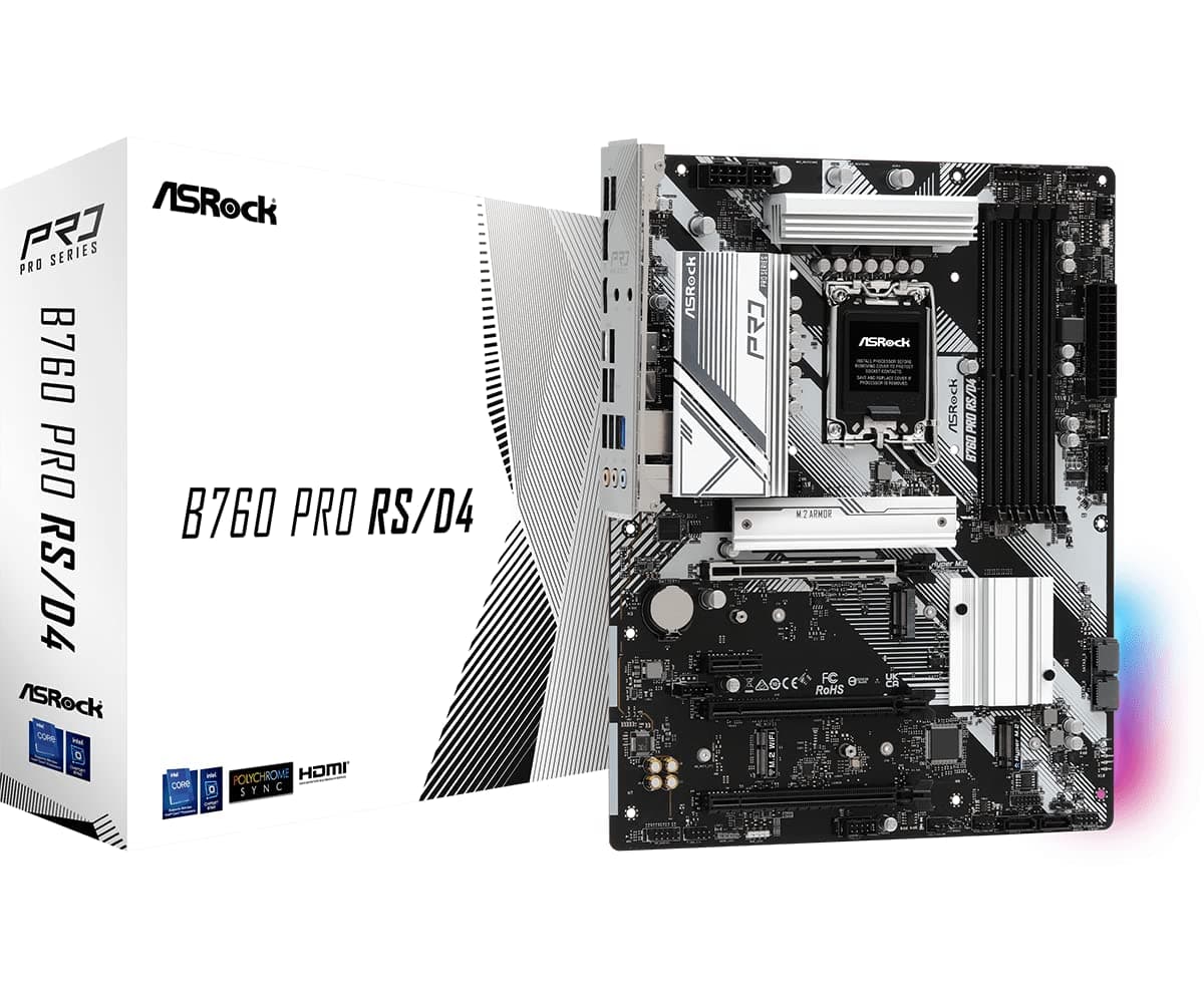 ASROCK MB Intel 1700 B760 PRO RS/D4