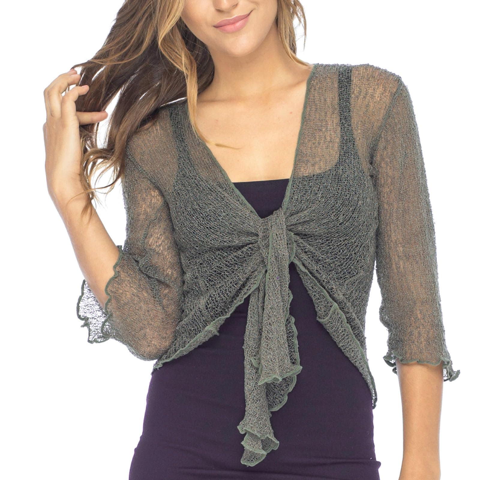 womens W-krisna-shrug-lite Cardigan Shrug