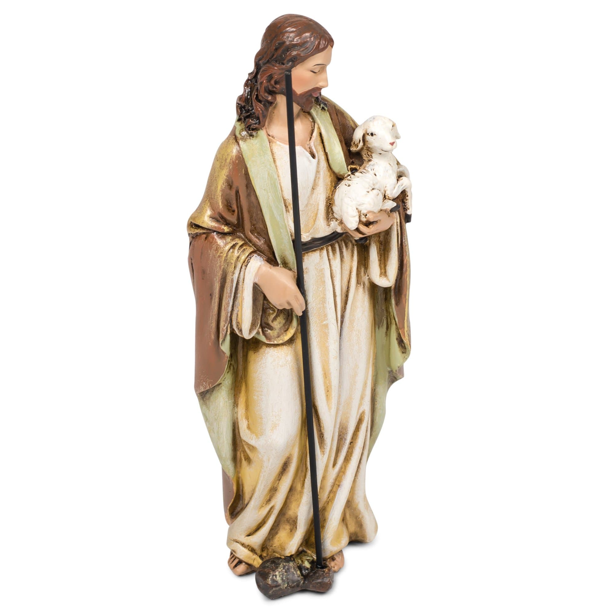 Roman Good Shepherd Lamb Holy Statue Jesus Christ Protection 6 Inc