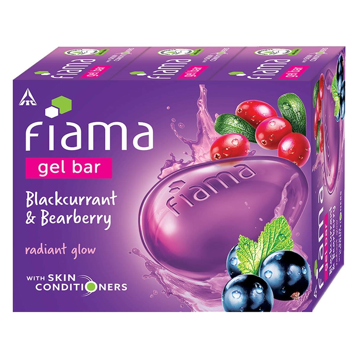 Di Wills Gel Bar, Blackcurrant and Bearberry, 125g (Pack of 3)