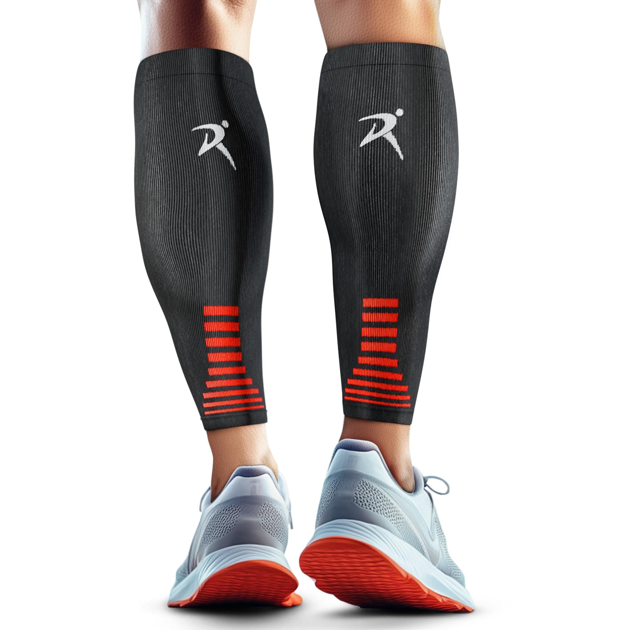 Calf Compression Sleeves Men Women - Leg Compression Sleeve Footless Socks - Shin Splint Relief Fitness Running
