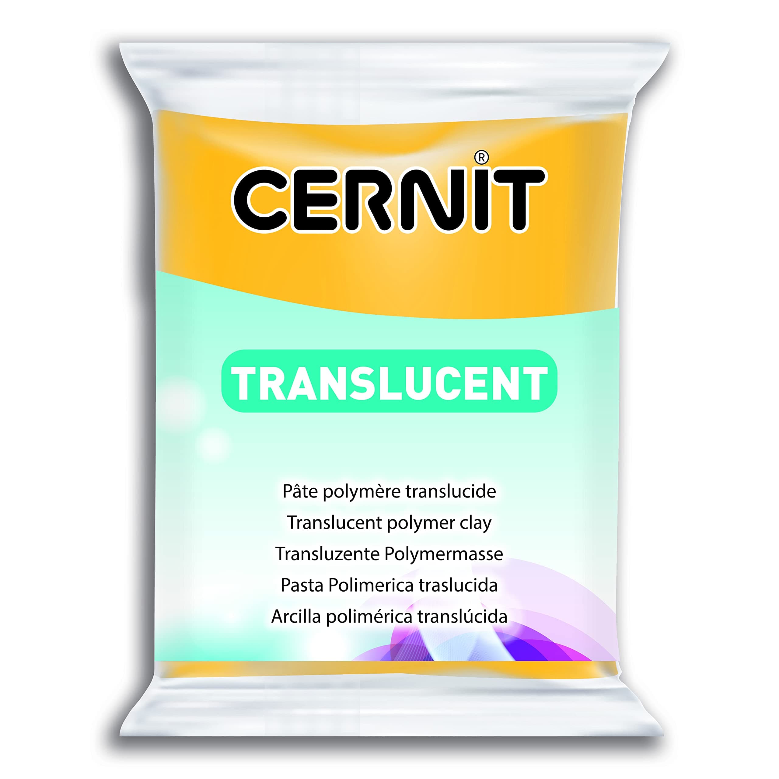 Cernit 56 g Trans Clay, Amber