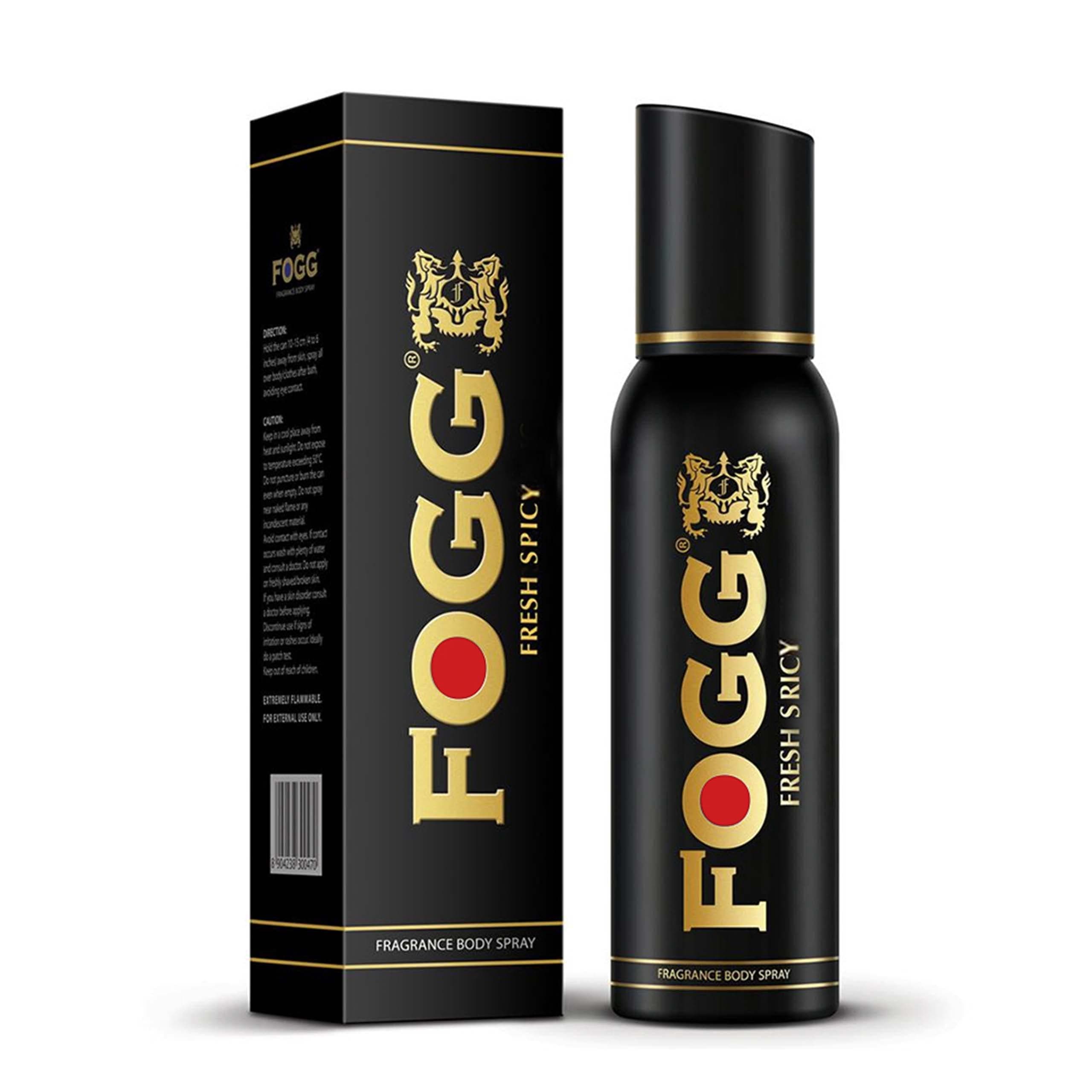 Fresh Deodorant Spicy Black Series for Men, 120ml by Fogg