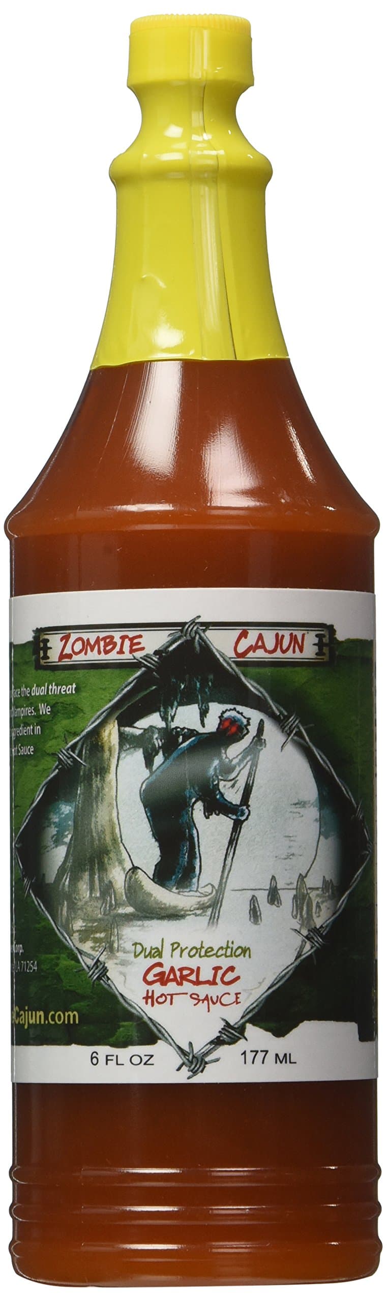Zombie Cajun Garlic "Dual Protection" Hot Sauce (6oz)